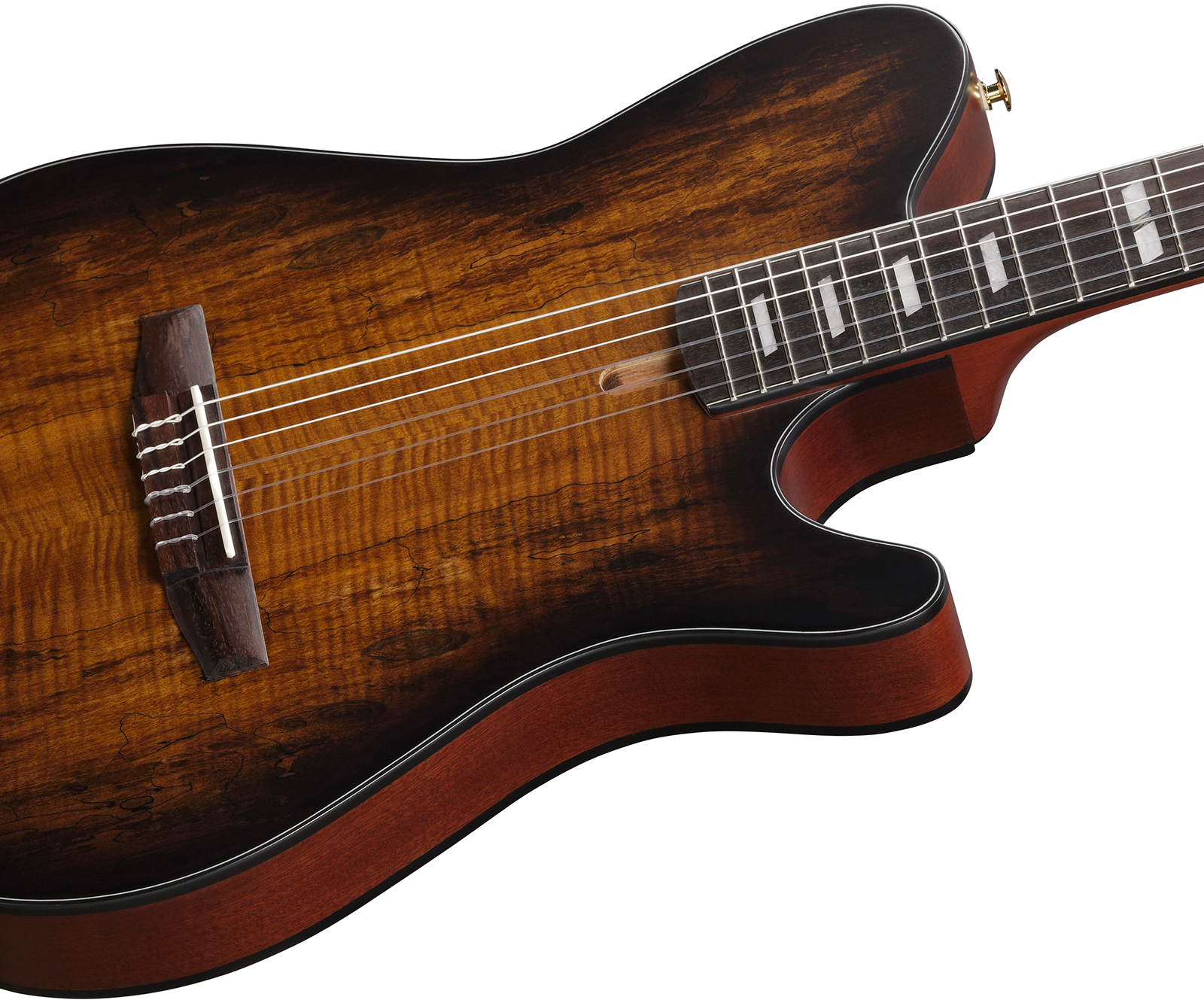 Ibanez Frh20qmn Tcl Fr Hollow Cw Erable Sapele Rw - Tobacco Burst Low Gloss - Klassieke gitaar 4/4 - Variation 2
