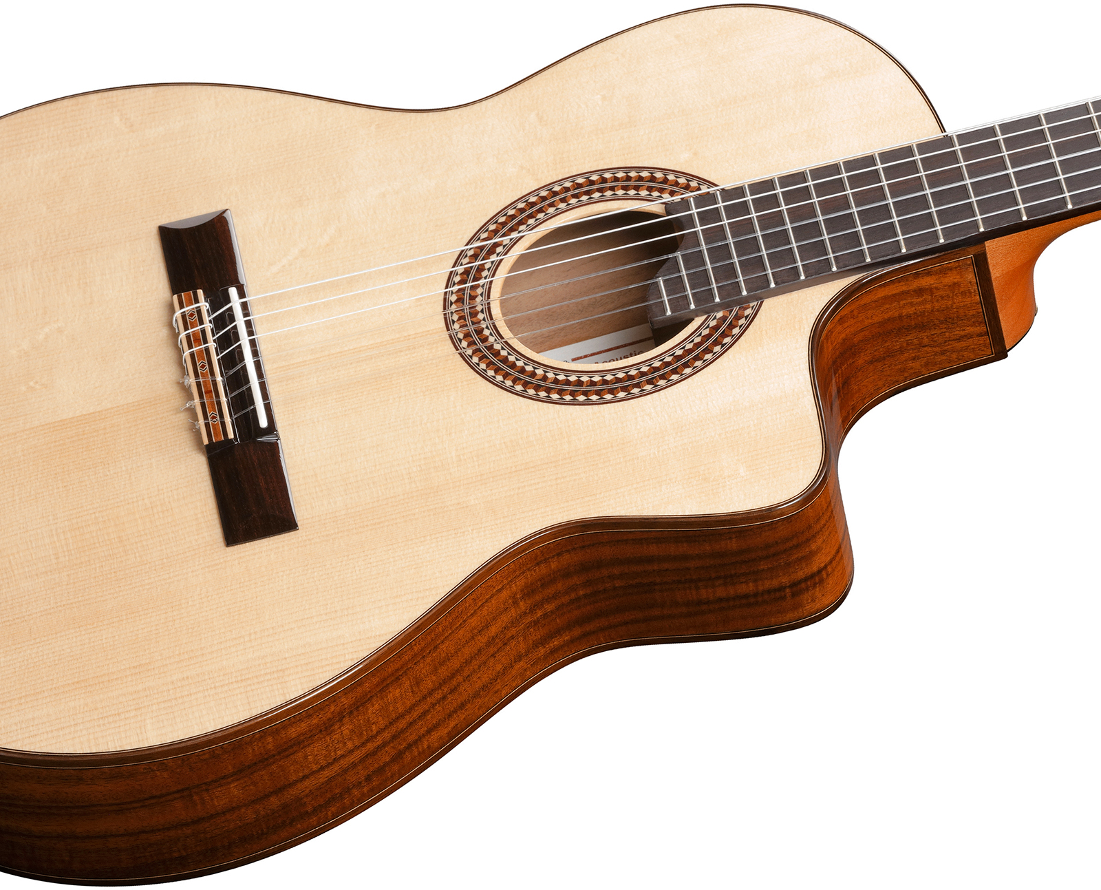 Ibanez Ga360tce Nt Classical 4/4 Thinline Epicea Acacia Rw - Natural High Gloss - Klassieke gitaar 4/4 - Variation 2