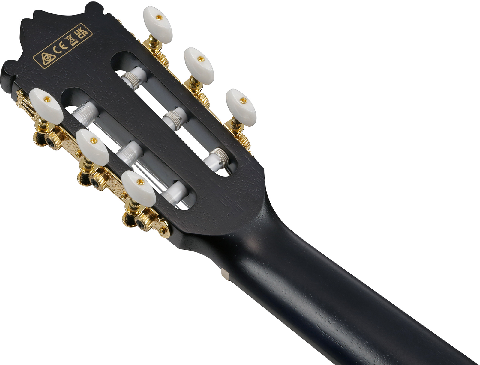 Ibanez Ga5fmtce Ob Classical 4/4 Thinline Cw Erable Sapele Pur - Open Pore Blue Berry - Klassieke gitaar 4/4 - Variation 6