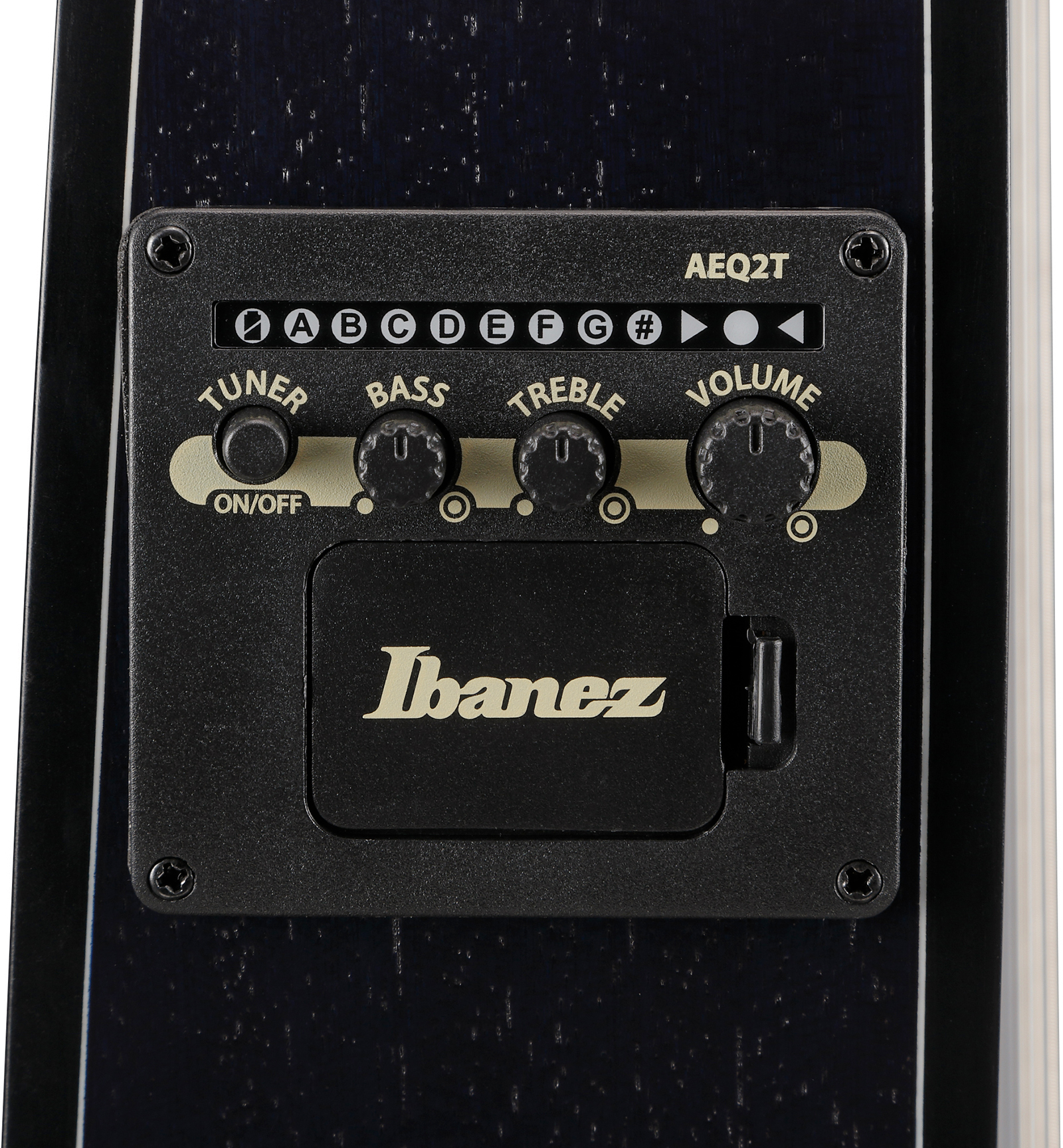 Ibanez Ga5fmtce Ob Classical 4/4 Thinline Cw Erable Sapele Pur - Open Pore Blue Berry - Klassieke gitaar 4/4 - Variation 7