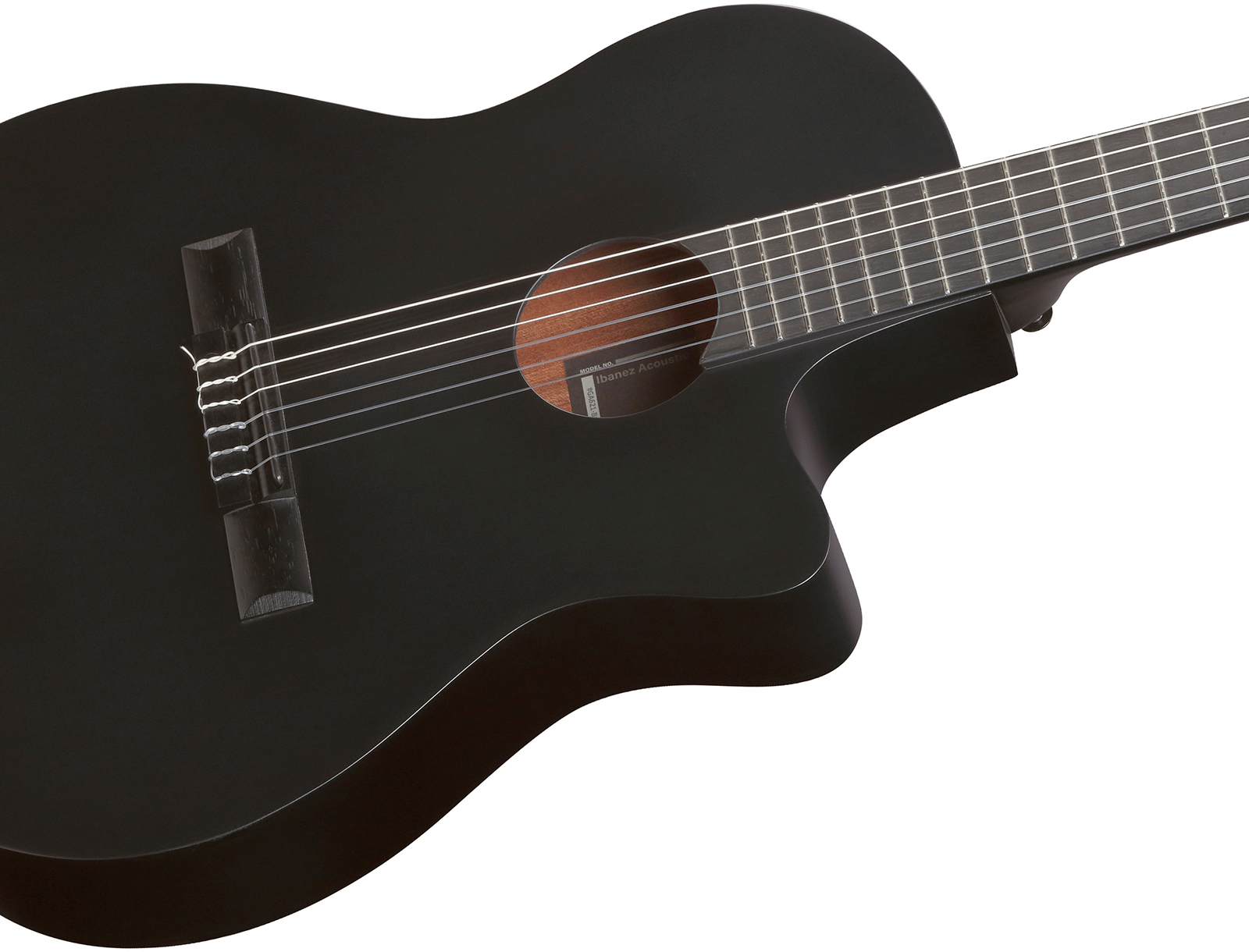 Ibanez Ga621 Bot Classical 4/4 Thinline Epicea Sapele Rw - Black Out - Klassieke gitaar 4/4 - Variation 3
