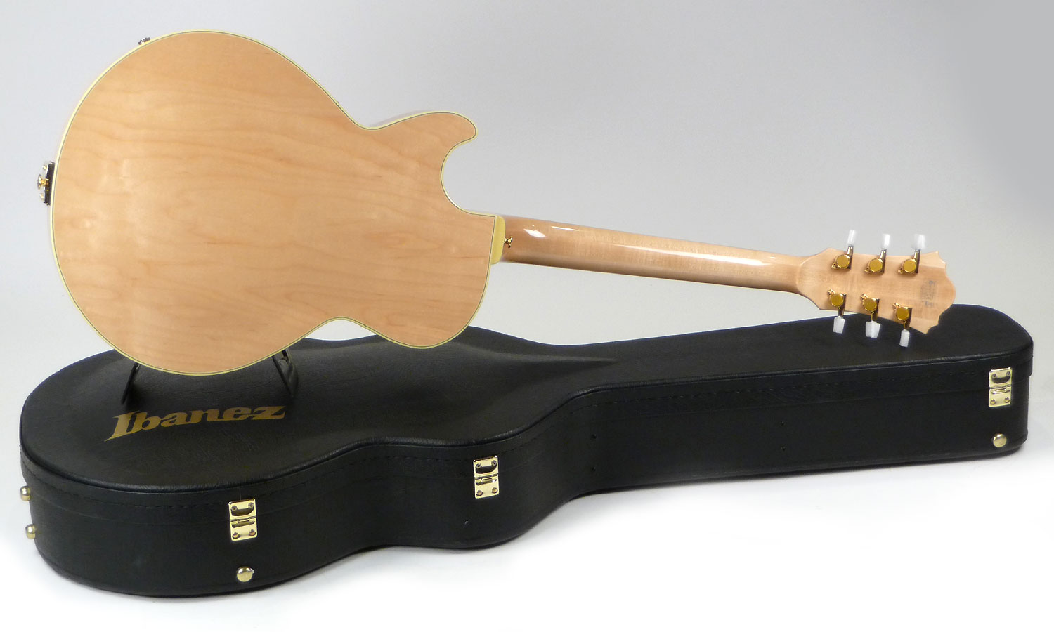 Ibanez George Benson Gb10 Nt Prestige Jap Signature 2mh Ht Eb - Natural - Hollow bodytock elektrische gitaar - Variation 2