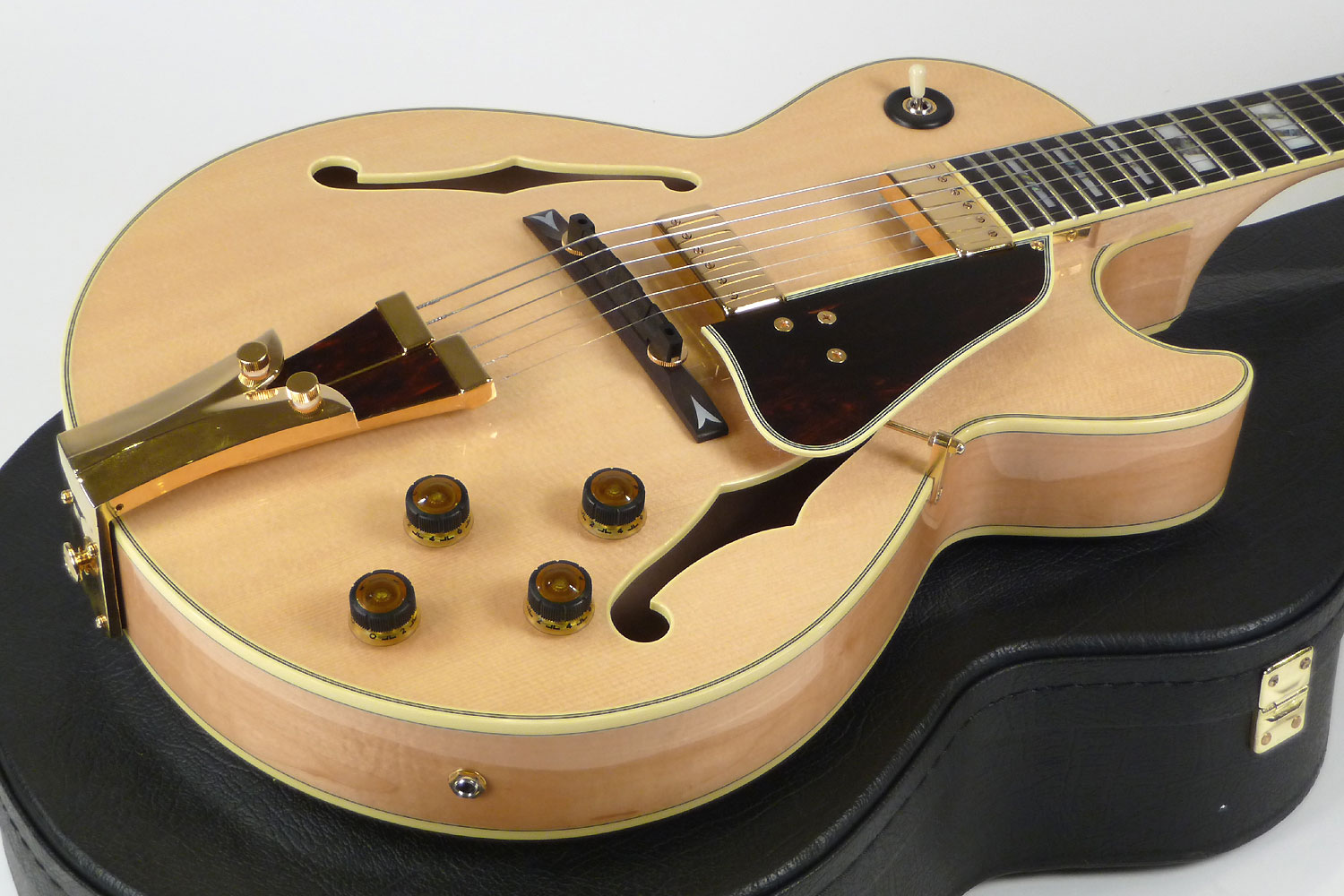 Ibanez George Benson Gb10 Nt Prestige Japon Hh Ht Eb - Natural - Hollow bodytock elektrische gitaar - Variation 6