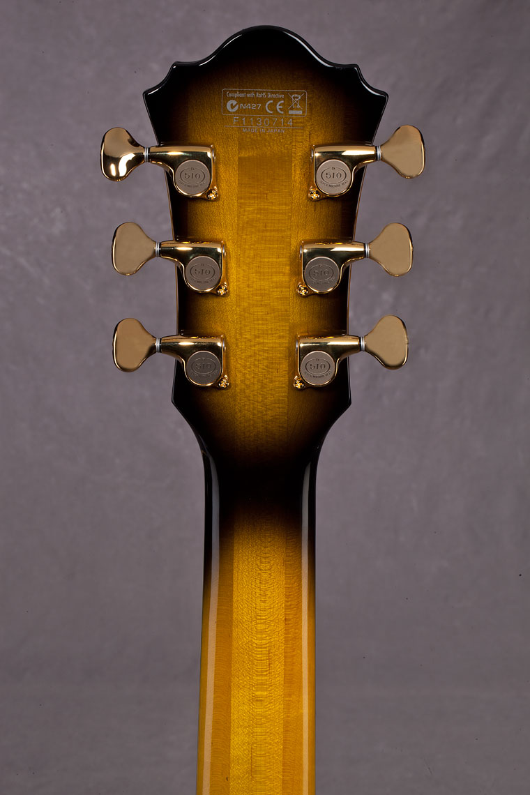 Ibanez George Benson Lgb300 Vys Prestige Japon Hh Ht Eb - Vintage Yellow Sunburst - Semi hollow elektriche gitaar - Variation 6