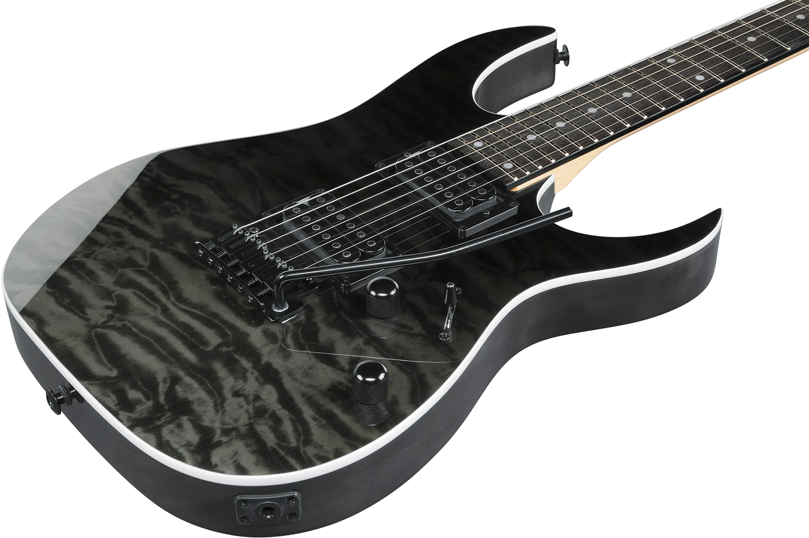 Ibanez Grg120qasp Bkg Gio 2h Trem Pur - Black Gradation - Elektrische gitaar in Strat vorm - Variation 2
