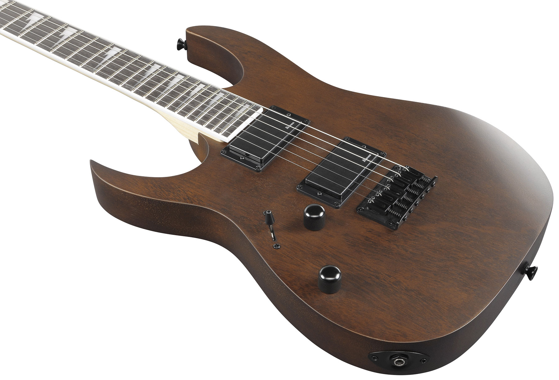 Ibanez Grg121dxl Wnf Gio Hh Ht Pur - Walnut Flat - Linkshandige elektrische gitaar - Variation 2