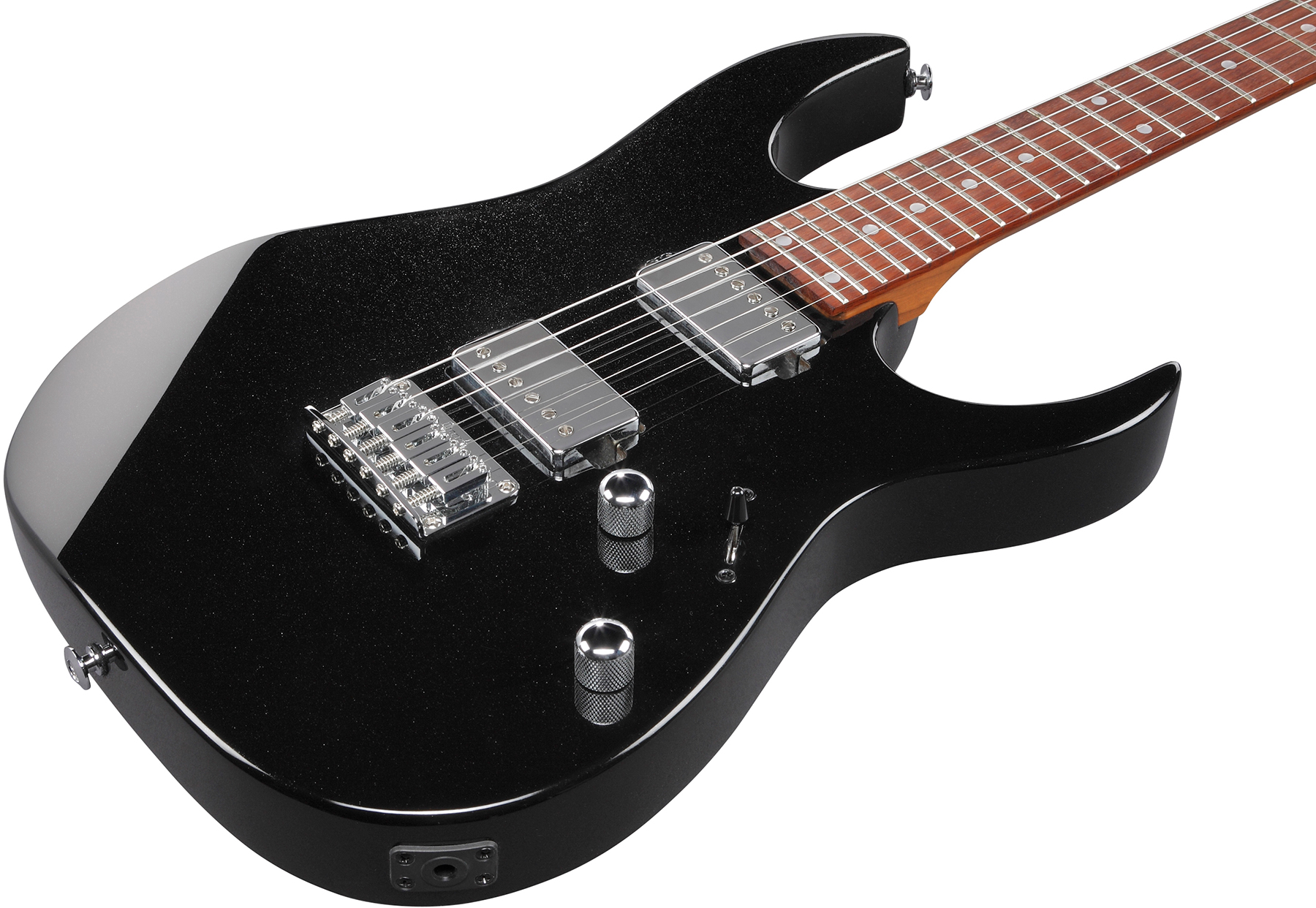 Ibanez Grg121sp Bk Gio 2h Ht Jat - Black Night - Metalen elektrische gitaar - Variation 2