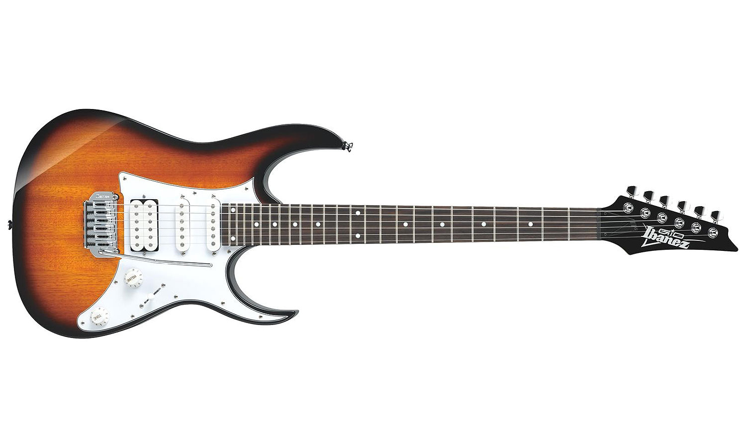 Ibanez Grg140 Sb Gio Hss Trem Nzp - Sunburst - Elektrische gitaar in Str-vorm - Variation 1