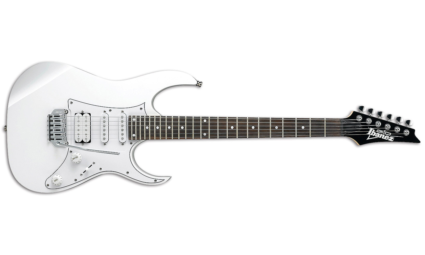 Ibanez Grg140 Gio Hss Trem Nzp - White - Elektrische gitaar in Str-vorm - Variation 1