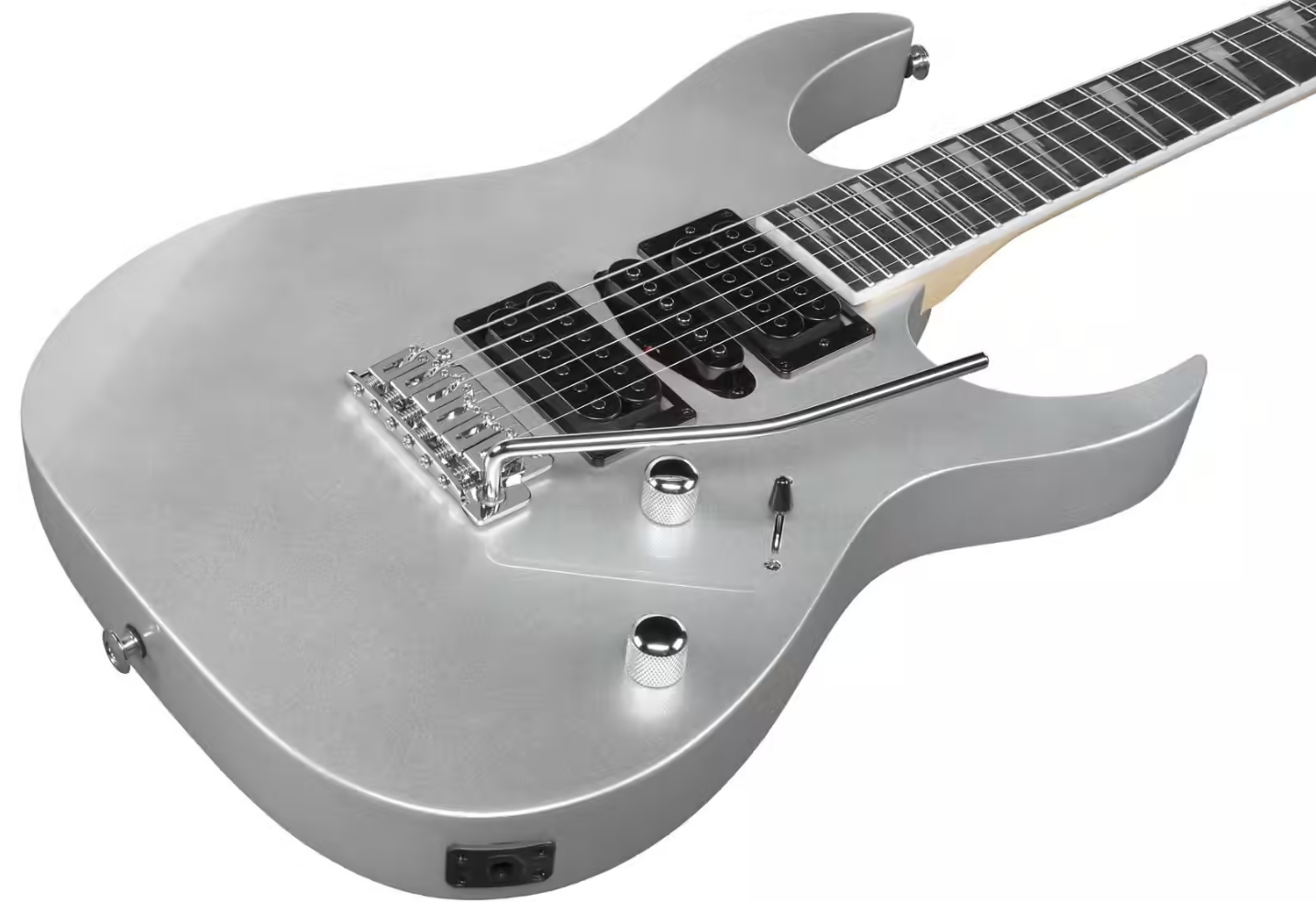 Ibanez Grg170dx Sv Gio Hsh Trem Pur - Silver - Elektrische gitaar in Strat vorm - Variation 2