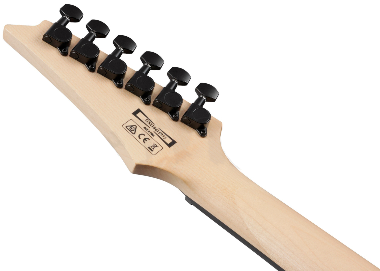 Ibanez Grga120qa Tks Gio 2h Trem Pur - Transparent Black Sunburst - Elektrische gitaar in Strat vorm - Variation 4