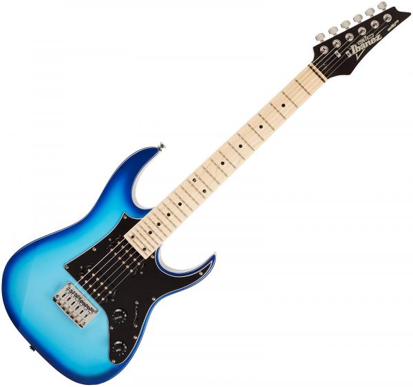 Elektrische gitaar voor kinderen Ibanez GRGM21 BLT Mikro - Blue burst