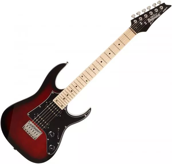 Elektrische gitaar voor kinderen Ibanez GRGM21 WNS Mikro - walnut sunburst