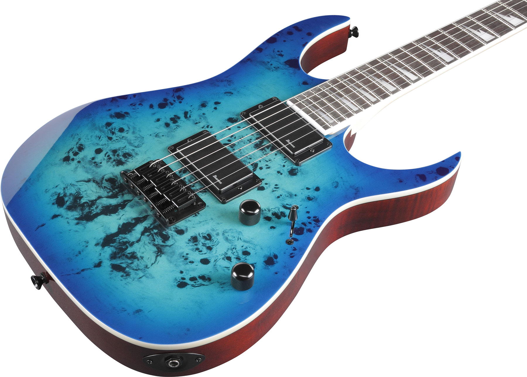 Ibanez Grgr221pa Aqb Gio 2h Ht Pur - Aqua Burst - Elektrische gitaar in Str-vorm - Variation 2