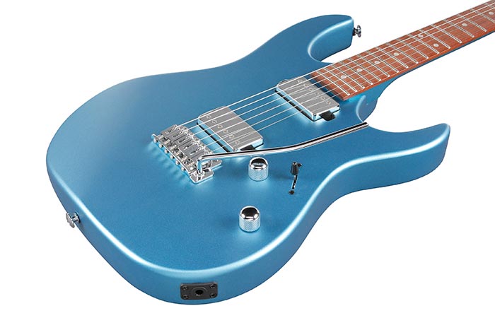 Ibanez Grx120sp Mlm Gio 2h Trem Jat - Metallic Light Blue Matte - Elektrische gitaar in Str-vorm - Variation 2
