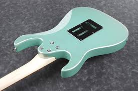 Ibanez Grx40 Mgn Gio Hss Trem Jat - Metallic Light Green - Elektrische gitaar in Str-vorm - Variation 1