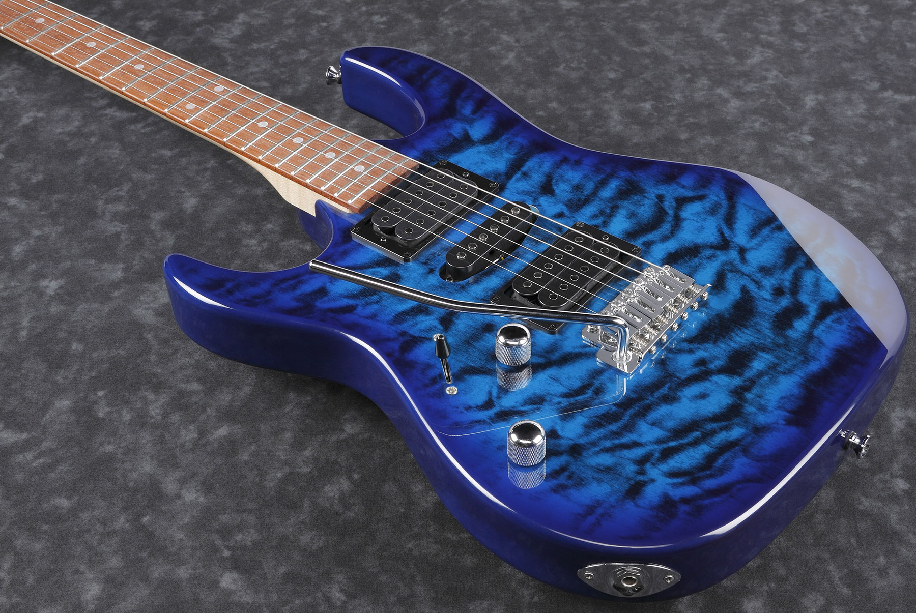 Ibanez Grx70qal Tbb Lh Gaucher Gio Hsh Trem Jat - Transparent Blue Burst - Linkshandige elektrische gitaar - Variation 2