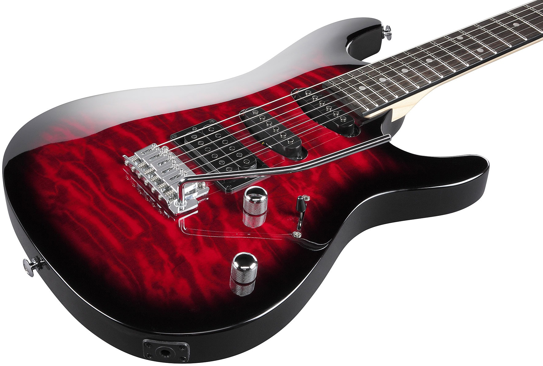 Ibanez Gsa60qa Trb Gio Hss Trem Pur - Transparent Red Burst - Elektrische gitaar in Str-vorm - Variation 2