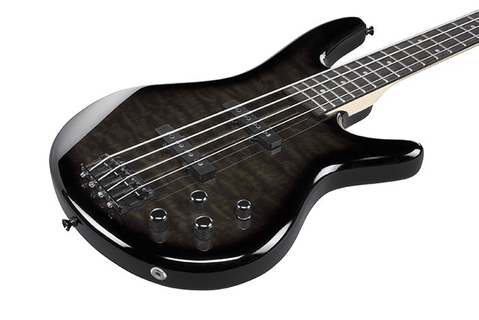 Ibanez Gsr280qa Tks Gio Pur - Transparent Black Sunburst - Solid body elektrische bas - Variation 2