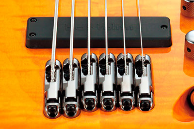 Ibanez Gerald Veasley Gvb36 Am Signature 6-cordes - Amber - Solid body elektrische bas - Variation 3