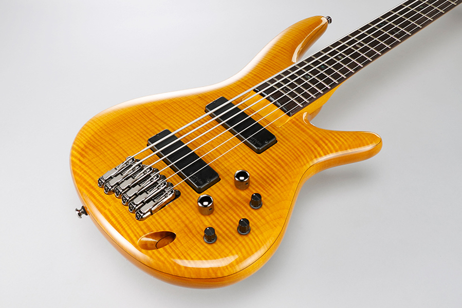 Ibanez Gerald Veasley Gvb36 Am Signature 6-cordes - Amber - Solid body elektrische bas - Variation 4