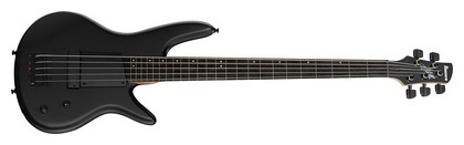 Ibanez Gary Willis Gwb35 Bkf Signature 5-cordes - Black Flat - Solid body elektrische bas - Variation 1