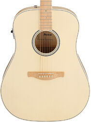 Folk gitaar Ibanez Advanced AAD77M1E OAW - Open Pore Antique White