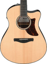 Folk gitaar Ibanez Advanced AAM380CE NT - natural