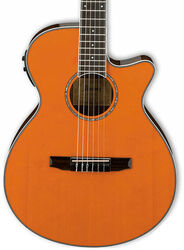 Klassieke gitaar 4/4 Ibanez AEG10NII TNG - Mandarine