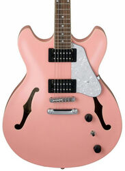 Semi hollow elektriche gitaar Ibanez AS63 CRP Artcore - Coral pink