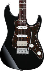 Elektrische gitaar in str-vorm Ibanez AZ2204N BK Prestige Japan - Black