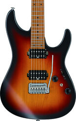 Elektrische gitaar in str-vorm Ibanez AZ2402 TFF Prestige Japan - Tri fade burst flat