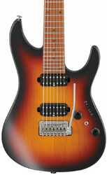 7-snarige elektrische gitaar Ibanez AZ24027 TFF Prestige Japan - Tri-fade burst