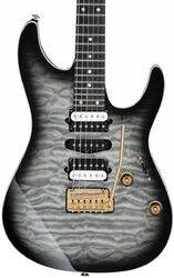 Elektrische gitaar in str-vorm Ibanez AZ47P1QM BIB Premium - Black ice burst