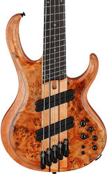 Solid body elektrische bas Ibanez Bass Workshop BTB805MS FNL 5-String - Florid natural low gloss