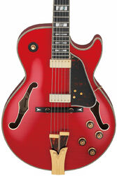 Hollow bodytock elektrische gitaar Ibanez George Benson GB10SEFM SRR - Sapphire red
