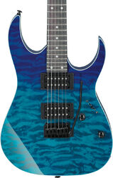 Metalen elektrische gitaar Ibanez GRG120QASP BGD GIO - Blue gradation