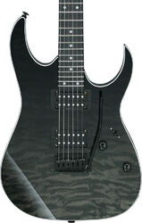 Elektrische gitaar in strat vorm Ibanez GIO GRG120QASP BKG - Black Gradation