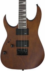 Linkshandige elektrische gitaar Ibanez GRG121DXL WNF Linkshandige GIO - Walnut flat