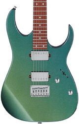 Elektrische gitaar in str-vorm Ibanez GRG121SP GYC GIO - Green yellow chameleon
