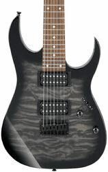 7-snarige elektrische gitaar Ibanez GRG7221QA TKS Standard - Trans black sunburst
