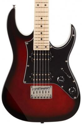 Elektrische gitaar voor kinderen Ibanez GRGM21 WNS Mikro - Walnut sunburst