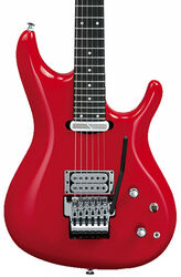 Elektrische gitaar in str-vorm Ibanez Joe Satriani JS2480 MCR Prestige Japan - Muscle car red