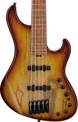 Solid body elektrische bas Ibanez Mode MDM1305 NAB 5-String - Natural stained amber burst