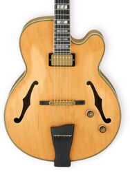 Hollow bodytock elektrische gitaar Ibanez Pat Metheny PM200 NT Prestige Japan - Natural