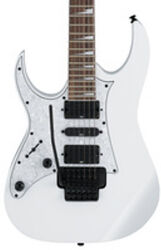 Linkshandige elektrische gitaar Ibanez RG350DXZL WH Gaucher Standard - White