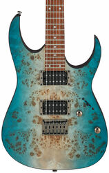 Elektrische gitaar in str-vorm Ibanez RG421PB CHF Standard - Caribbean shoreline flat