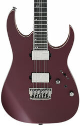 Elektrische gitaar in str-vorm Ibanez RG5121 BCF Prestige Japan - Burgundy metallic flat