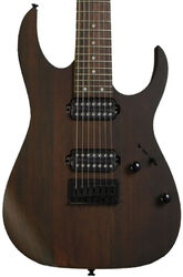 7-snarige elektrische gitaar Ibanez RG7421 WNF Standard - Walnut flat