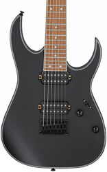 7-snarige elektrische gitaar Ibanez RG7421EX BKF 7-String Standard - Black flat